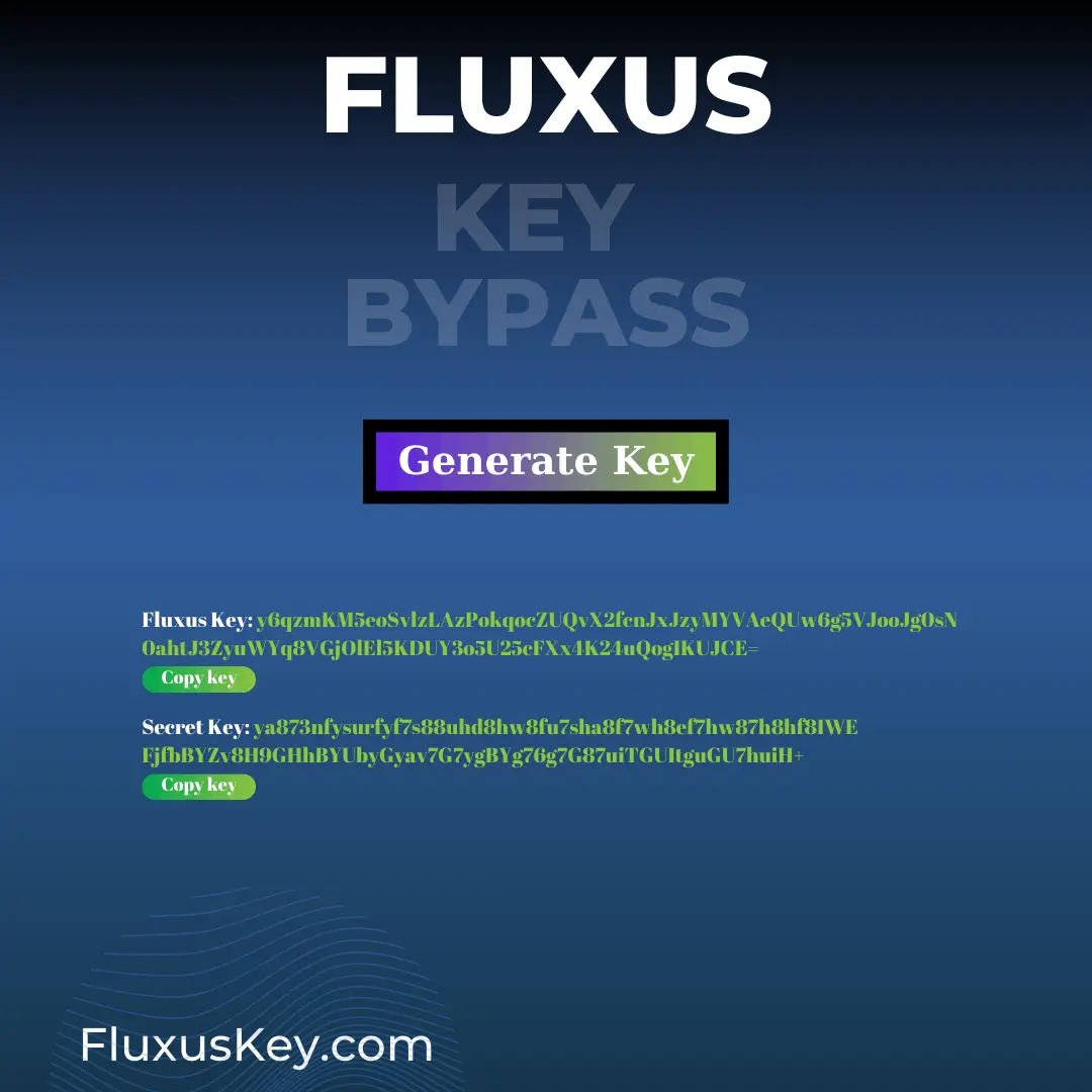 fluxus key bypass
